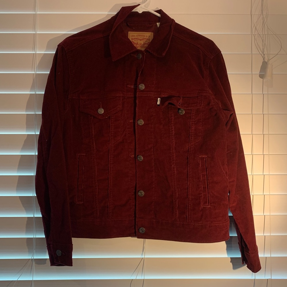 Levi’s maroon corduroy jacket
